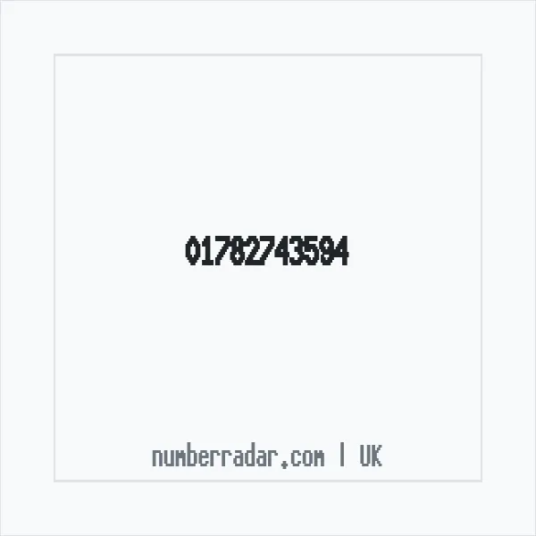 Reverse number check for +44 1782 743594 — who called me?