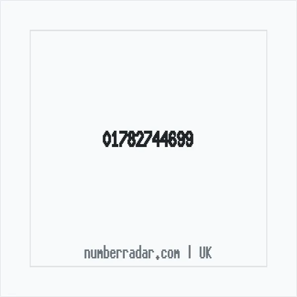 Reverse number check for +44 1782 744699 — who called me?