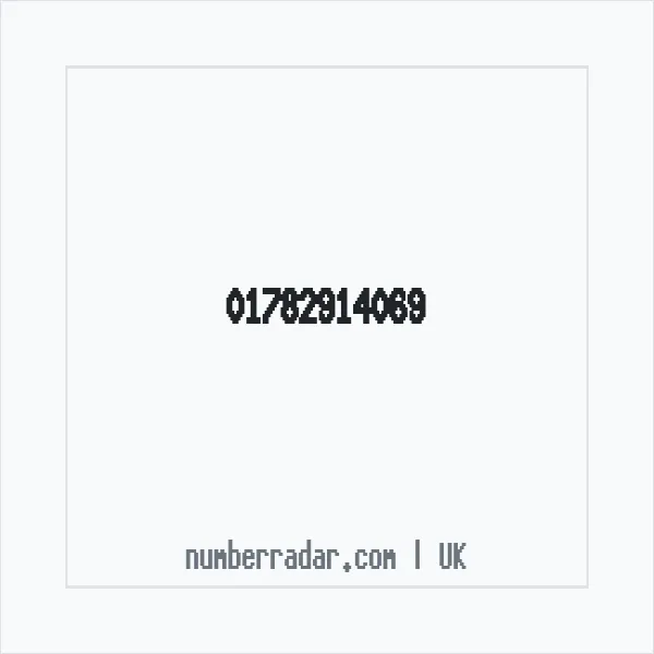 Reverse number check for +44 1782 914069 — who called me?