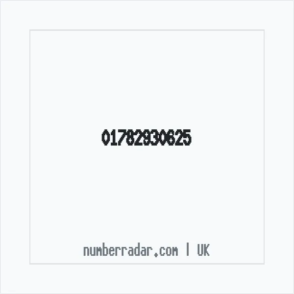 Reverse number check for +44 1782 930625 — who called me?