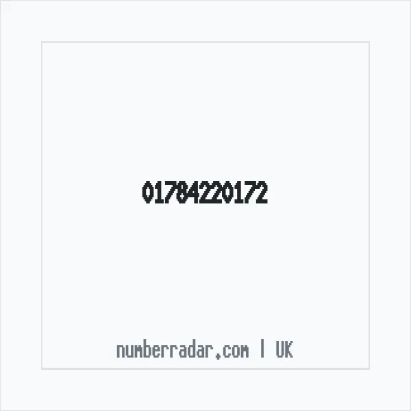 Reverse number check for +44 1784 220172 — who called me?