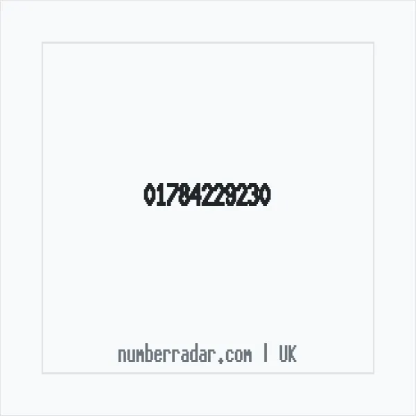 Reverse number check for +44 1784 229230 — who called me?