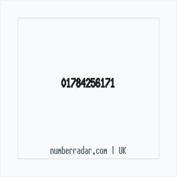 Reverse number check for +44 1784 256171 — who called me?