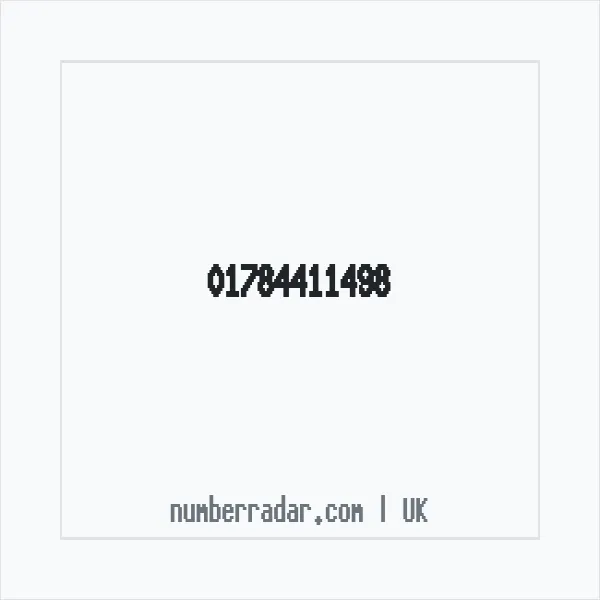 Reverse number check for +44 1784 411498 — who called me?