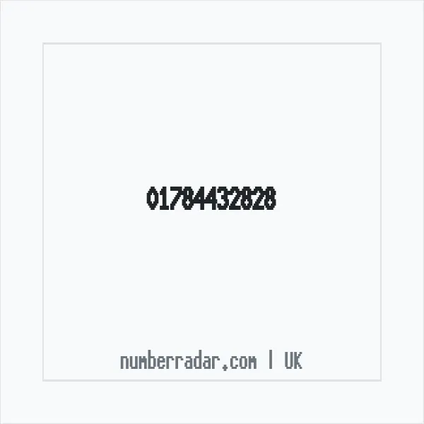 Reverse number check for +44 1784 432828 — who called me?