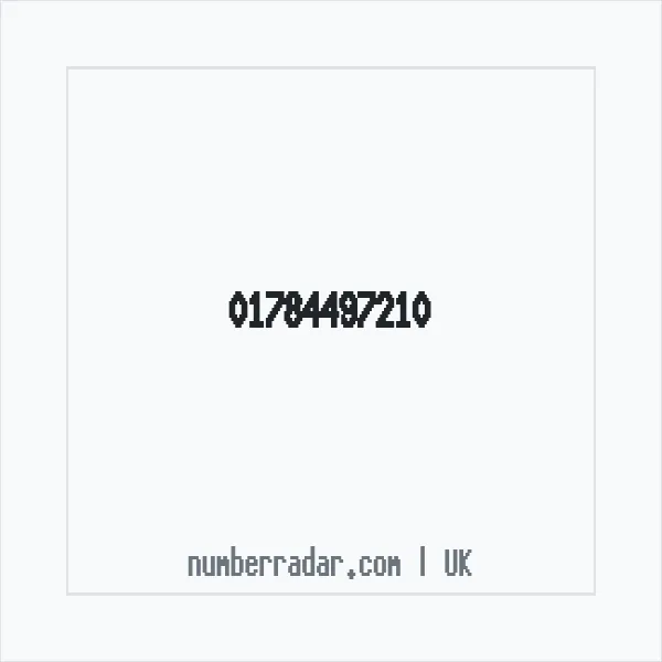 Reverse number check for +44 1784 497210 — who called me?