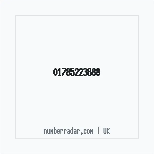 Reverse number check for +44 1785 223688 — who called me?