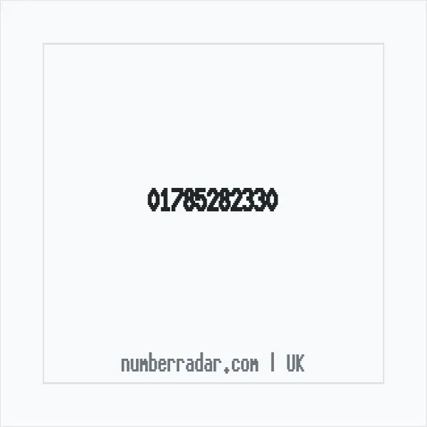 Reverse number check for +44 1785 282330 — who called me?