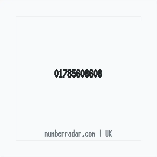 Reverse number check for +44 1785 608608 — who called me?