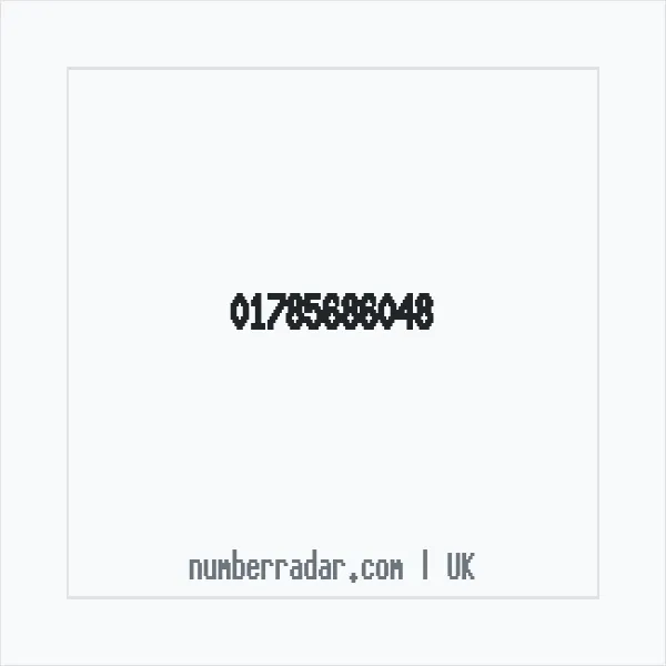 Reverse number check for +44 1785 686048 — who called me?