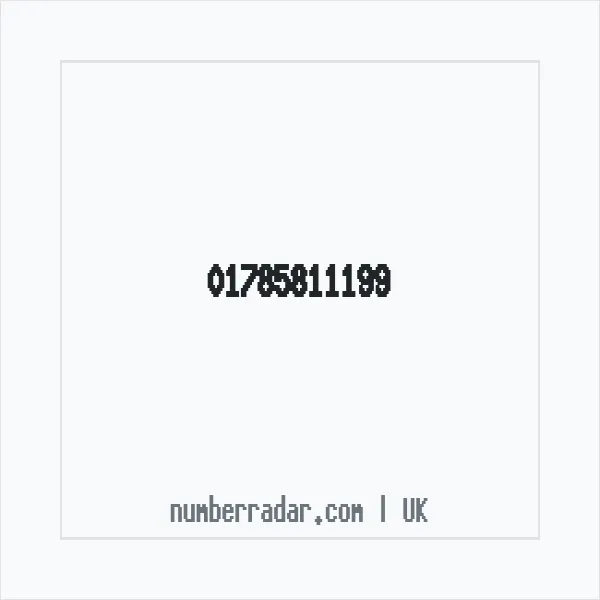 Reverse number check for +44 1785 811199 — who called me?