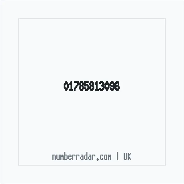 Reverse number check for +44 1785 813096 — who called me?