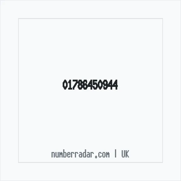 Reverse number check for +44 1786 450944 — who called me?