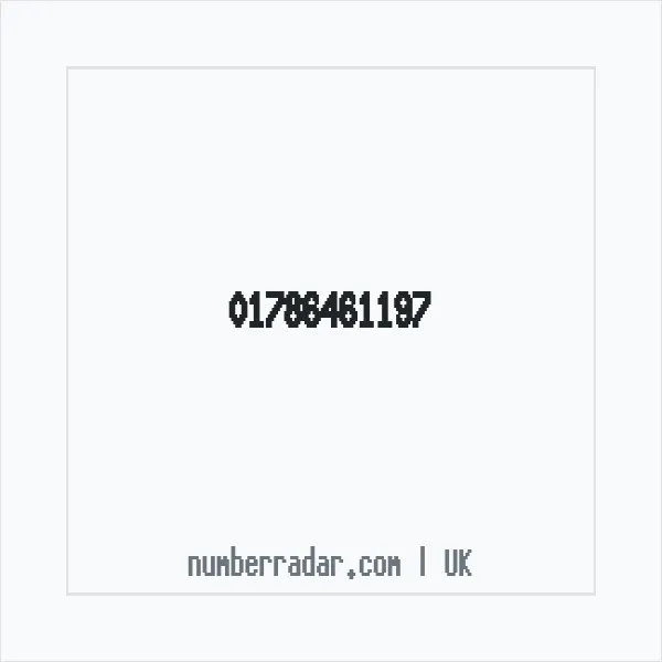 Reverse number check for +44 1786 461197 — who called me?