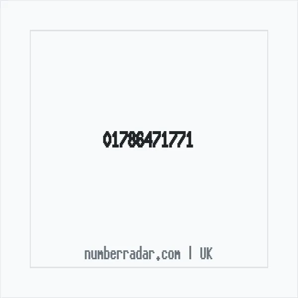 Reverse number check for +44 1786 471771 — who called me?