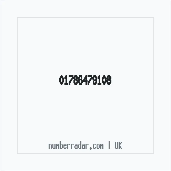 Reverse number check for +44 1786 479108 — who called me?