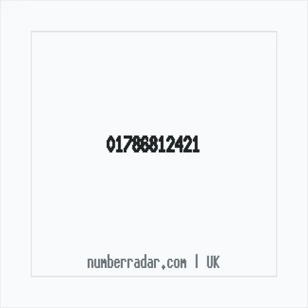 Reverse number check for +44 1786 812421 — who called me?