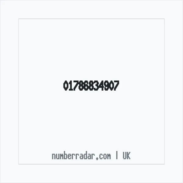 Reverse number check for +44 1786 834907 — who called me?