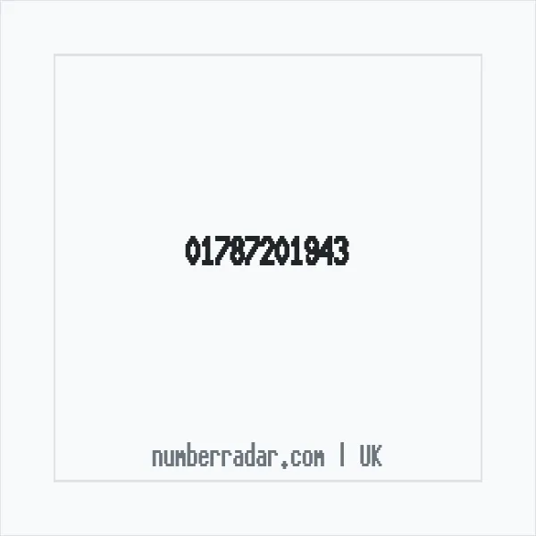 Reverse number check for +44 1787 201943 — who called me?