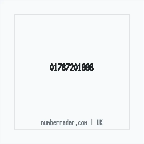 Reverse number check for +44 1787 201996 — who called me?