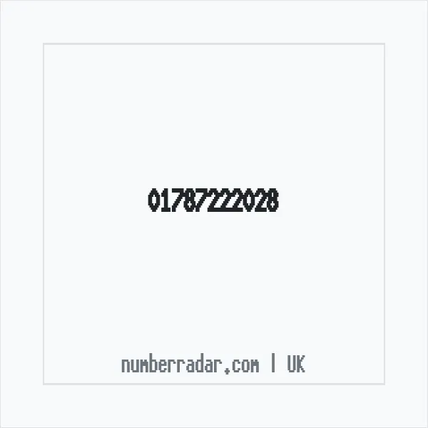Reverse number check for +44 1787 222028 — who called me?