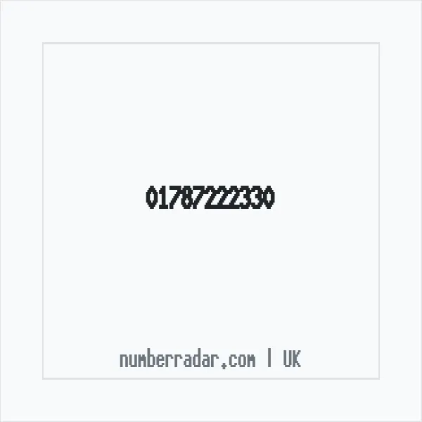 Reverse number check for +44 1787 222330 — who called me?