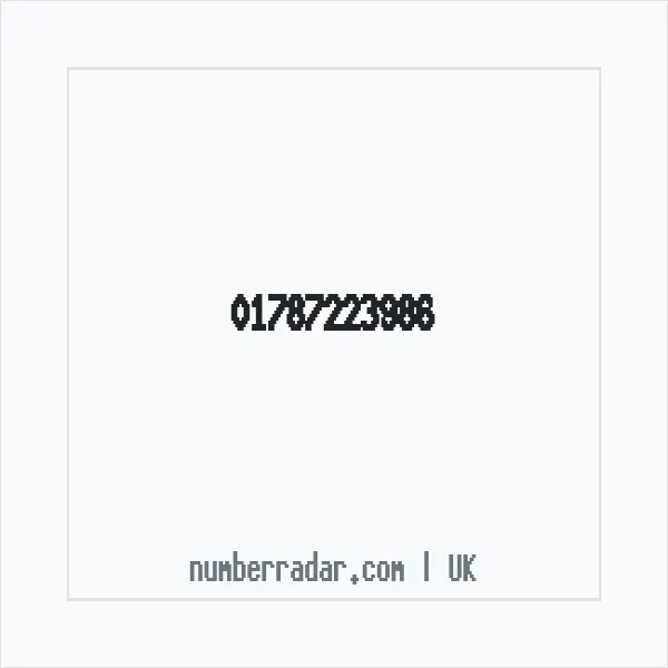 Reverse number check for +44 1787 223986 — who called me?