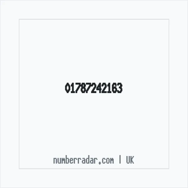 Reverse number check for +44 1787 242163 — who called me?