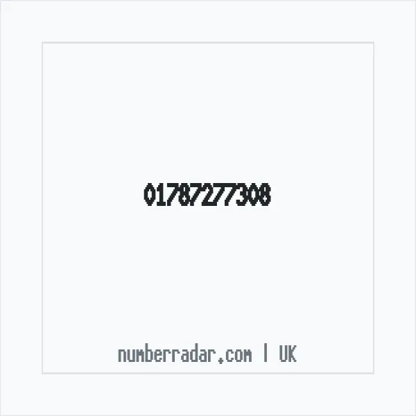 Reverse number check for +44 1787 277308 — who called me?