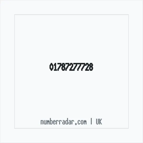 Reverse number check for +44 1787 277728 — who called me?