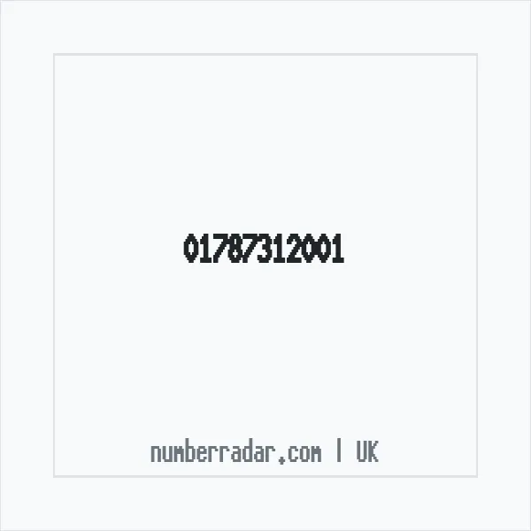 Reverse number check for +44 1787 312001 — who called me?