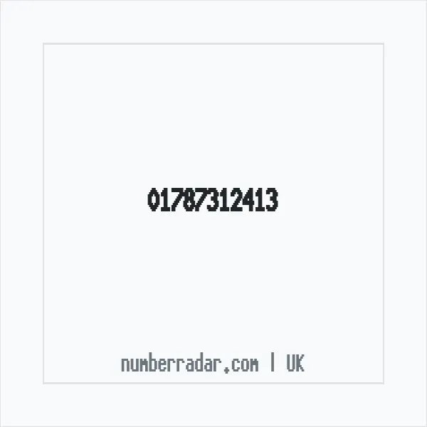 Reverse number check for +44 1787 312413 — who called me?