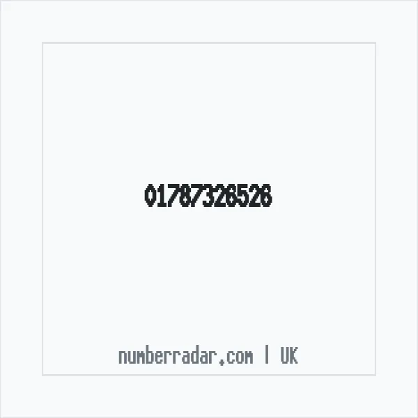 Reverse number check for +44 1787 326526 — who called me?