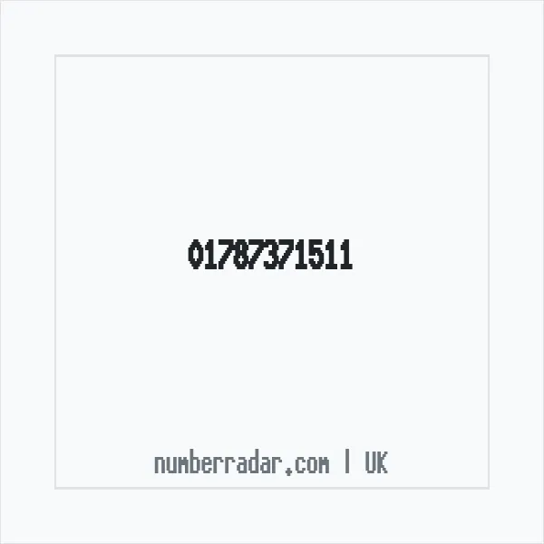 Reverse number check for +44 1787 371511 — who called me?