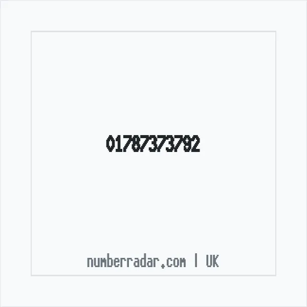 Reverse number check for +44 1787 373792 — who called me?