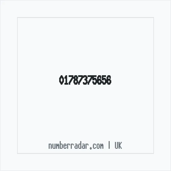Reverse number check for +44 1787 375656 — who called me?