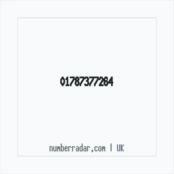 Reverse number check for +44 1787 377264 — who called me?