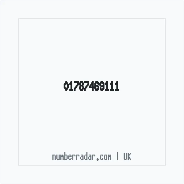 Reverse number check for +44 1787 469111 — who called me?