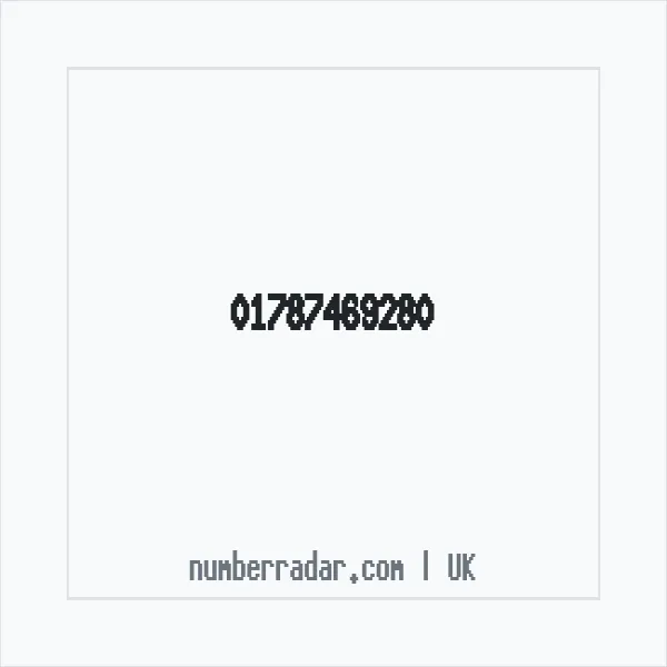 Reverse number check for +44 1787 469280 — who called me?