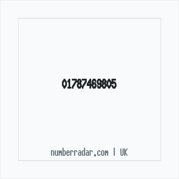 Reverse number check for +44 1787 469805 — who called me?