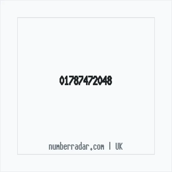 Reverse number check for +44 1787 472048 — who called me?