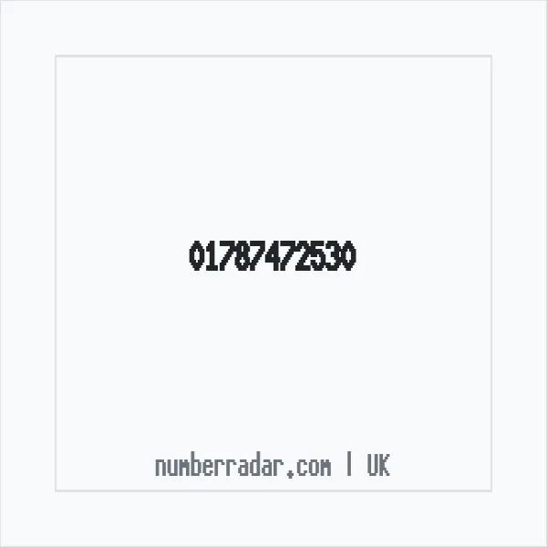 Reverse number check for +44 1787 472530 — who called me?