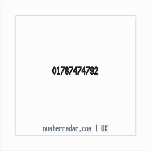 Reverse number check for +44 1787 474792 — who called me?