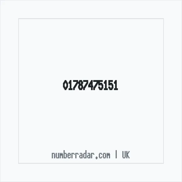 Reverse number check for +44 1787 475151 — who called me?