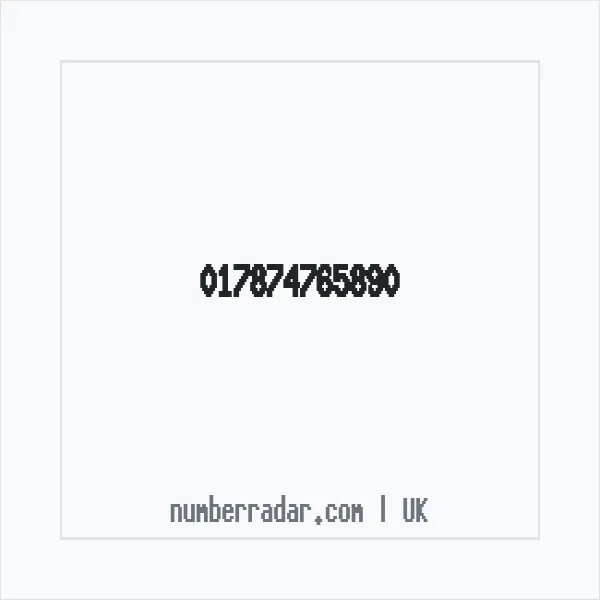 Reverse number check for +44 (1787) 476-589 — who called me?