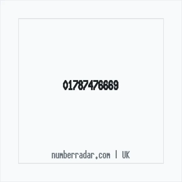 Reverse number check for +44 1787 476669 — who called me?