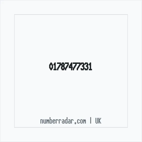 Reverse number check for +44 1787 477331 — who called me?