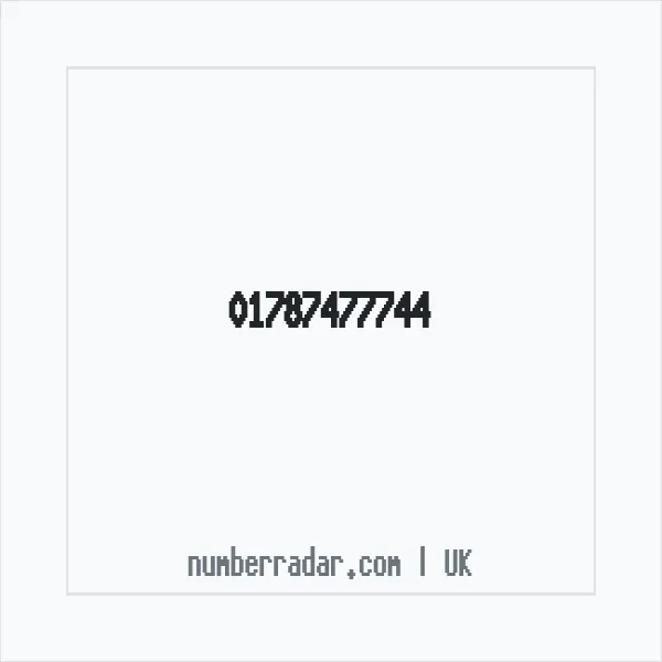 Reverse number check for +44 1787 477744 — who called me?