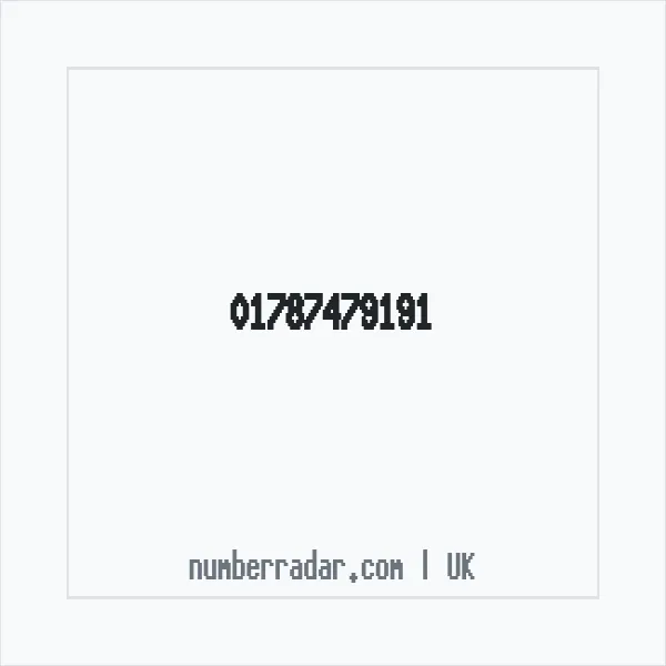 Reverse number check for +44 1787 479191 — who called me?