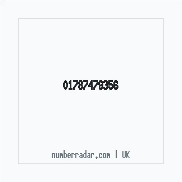 Reverse number check for +44 1787 479356 — who called me?